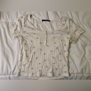 brandy melville cropped tee